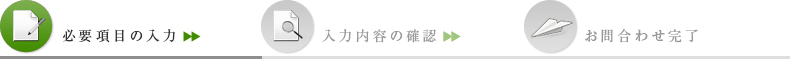 必要項目の入力